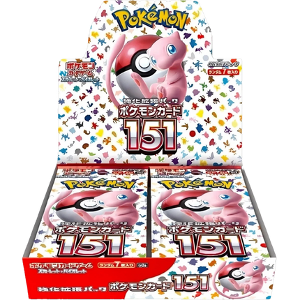 Pokemon TCG - Scarlet & Violet - 151 (SV2a) - Booster Box (Japaniksi)