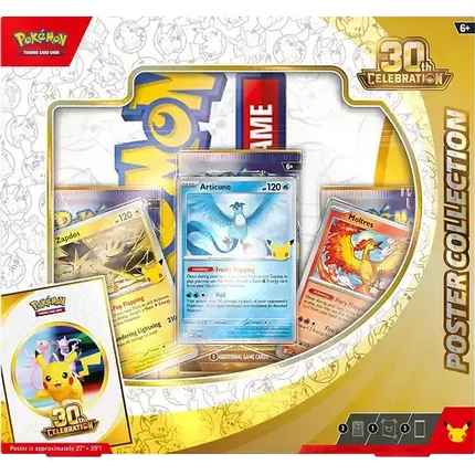 Pokemon TCG - 30th Celebration - Poster Collection (Englanniksi)