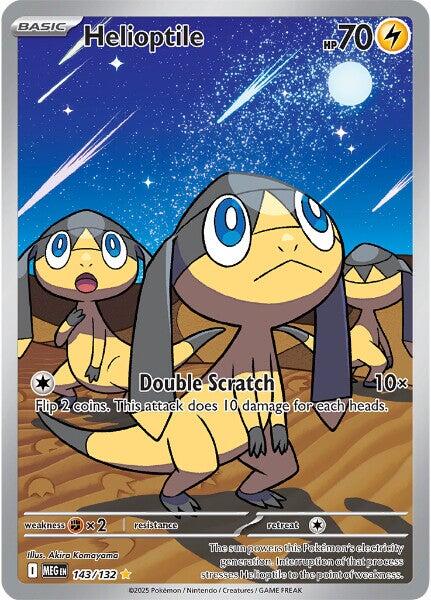 Helioptile (Mega Evolution) 143/132 [Near Mint]