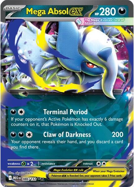 Mega Absol ex (Mega Evolution) 86/132 [Near Mint]