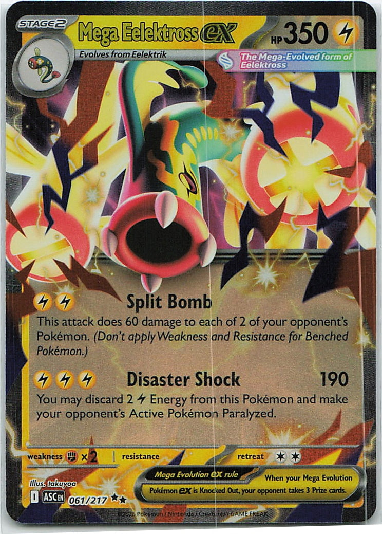 Mega Eelektross ex (Ascended Heroes) 61/217 [Near Mint]