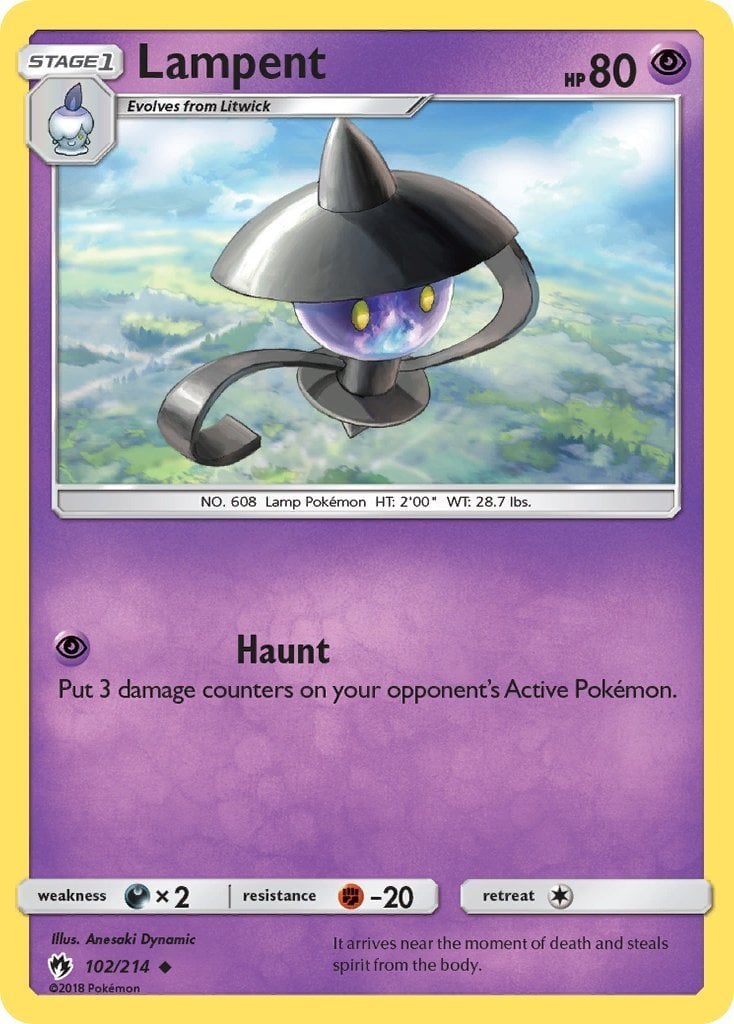 Lampent (Lost Thunder) 102/214 [Near Mint]