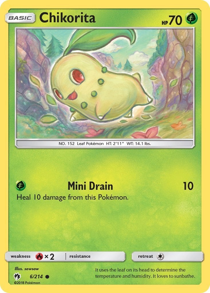 Chikorita (Lost Thunder) 6/214 [Near Mint]