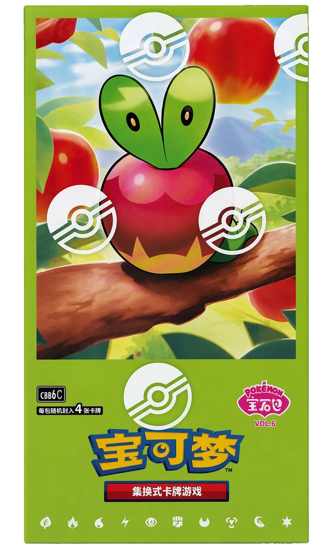 Pokemon TCG - Scarlet & Violet - Gem Pack Vol. 6 (CBB6C) - Booster Box (Yksinkertaistettu Kiina)