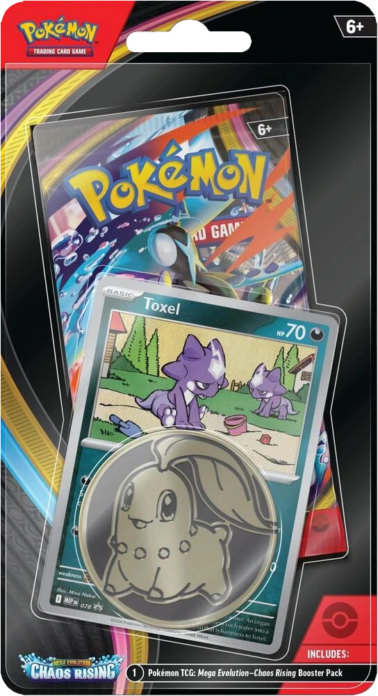 Pokemon TCG - Mega Evolution - Chaos Rising (ME4) - Checklane Blister (Englanniksi)