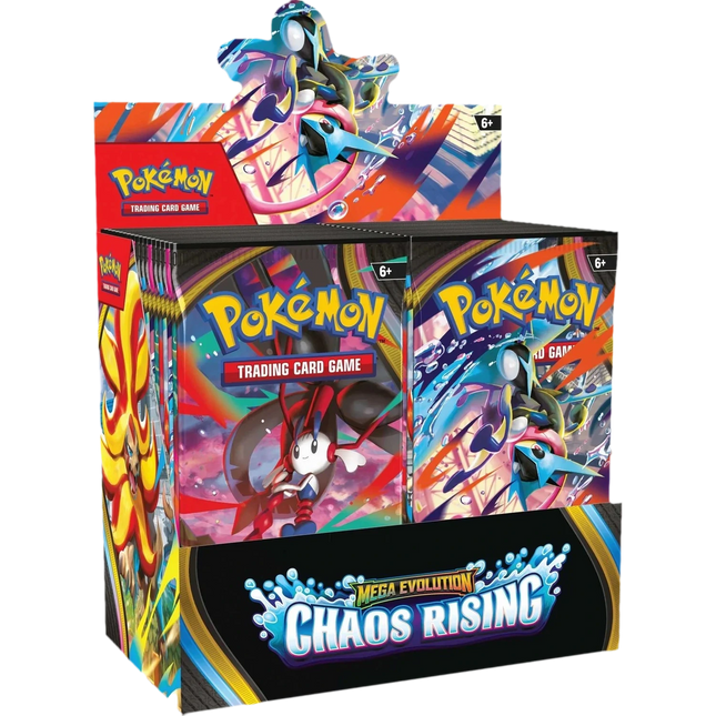 Pokemon TCG - Mega Evolution - Chaos Rising (ME4) - Booster Box (Englanniksi)