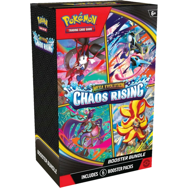 Pokemon TCG - Mega Evolution - Chaos Rising (ME4) - Booster Bundle (Englanniksi)