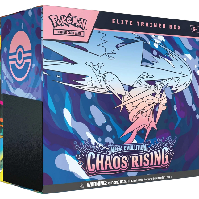 Pokemon TCG - Mega Evolution - Chaos Rising (ME4) - Elite Trainer Box (Englanniksi)