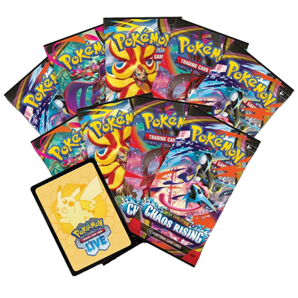 Pokemon TCG - Mega Evolution - Chaos Rising (ME4) - Elite Trainer Box (Englanniksi)