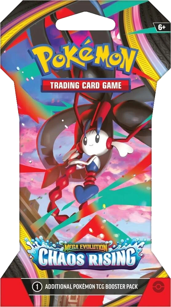 Pokemon TCG - Mega Evolution - Chaos Rising (ME4) - Sleeved Booster Pack (Englanniksi)