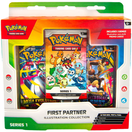 Pokemon TCG - First Partner Illustration Collection - Series 1 (Englanniksi)