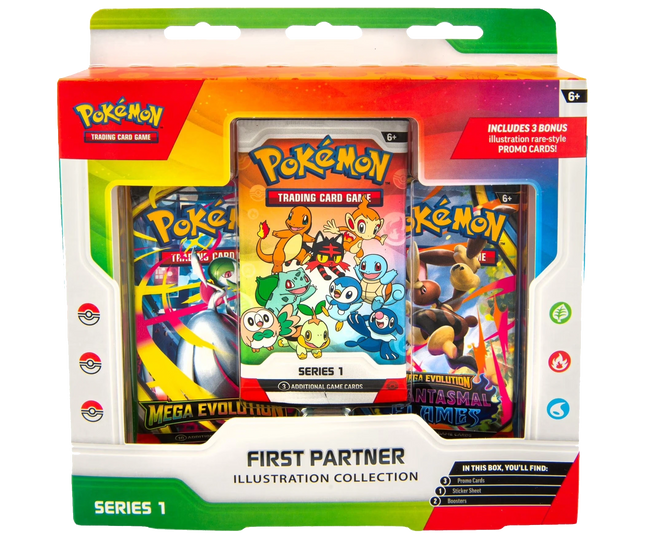 Pokemon TCG - First Partner Illustration Collection - Series 1 (Englanniksi)