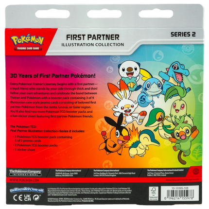 Pokemon TCG - First Partner Illustration Collection - Series 2 (Englanniksi)
