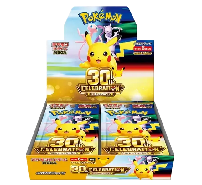 Pokemon TCG - Mega Evolution - 30th CELEBRATION (M6a) - Booster Box (Japaniksi) [Ennakkotilaus]