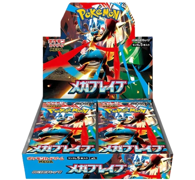 Pokemon TCG - Mega Evolution - Mega Brave (M1L) - Booster Box (Japaniksi)