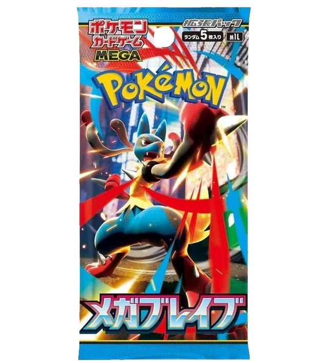 Pokemon TCG - Mega Evolution - Mega Brave (M1L) - Booster Pack (Japaniksi)
