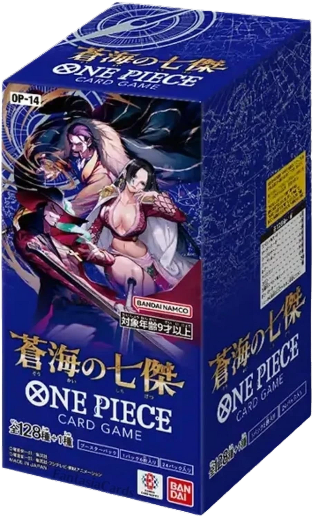 One Piece Card Game - The Azure Sea's Seven (OP-14) - Booster Box (Japaniksi)