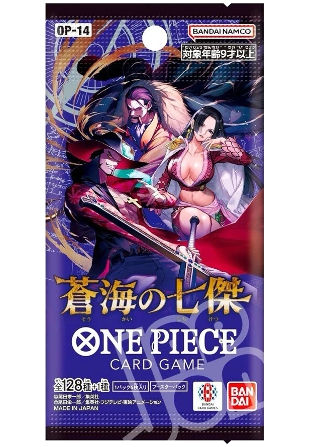 One Piece Card Game - The Azure Sea's Seven (OP-14) - Booster Pack (Japaniksi)