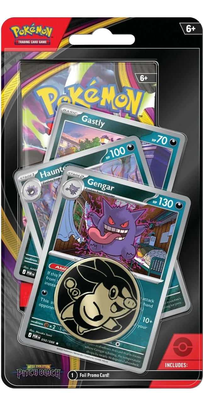 Pokemon TCG - Mega Evolution - Pitch Black (ME5) - Premium Checklane Blister (Englanniksi)
