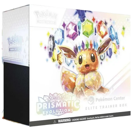 Pokemon TCG - Scarlet & Violet - Prismatic Evolutions - Pokemon Center Elite Trainer Box (Englanniksi)