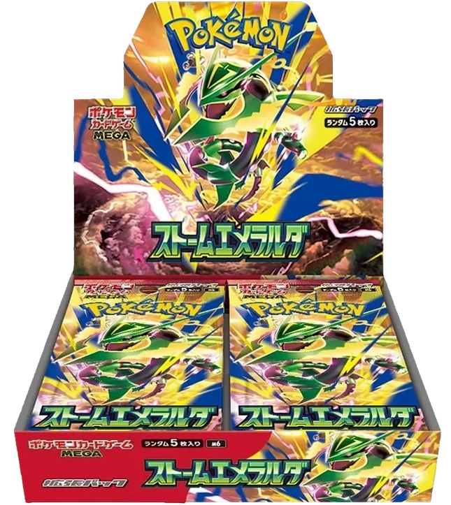 Pokemon TCG - Mega Evolution - Storm Emeralda (M6) - Booster Box (Japaniksi)