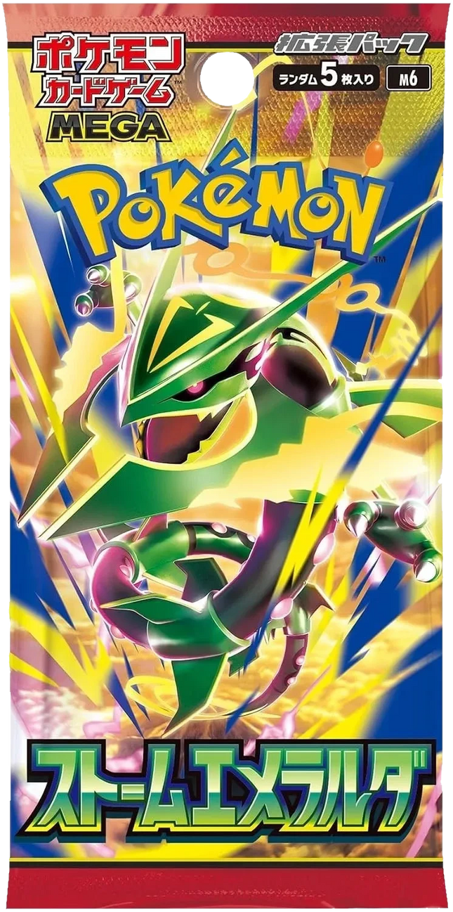 Pokemon TCG - Mega Evolution - Storm Emeralda (M6) - Booster Pack (Japaniksi)