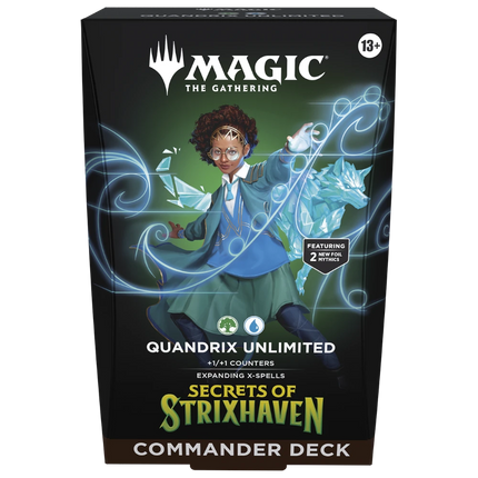 Magic: The Gathering - Secrets of Strixhaven - Quandrix Unlimited Commander Deck (Englanniksi)