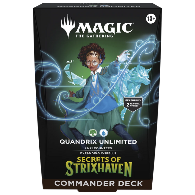 Magic: The Gathering - Secrets of Strixhaven - Quandrix Unlimited Commander Deck (Englanniksi)