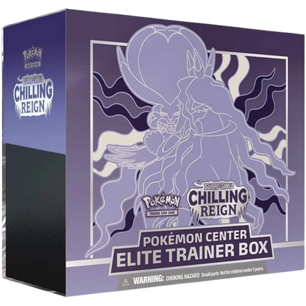 Pokemon TCG - Sword & Shield - Chilling Reign - Pokemon Center Elite Trainer Box (Shadow Rider Calyrex) (Englanniksi)